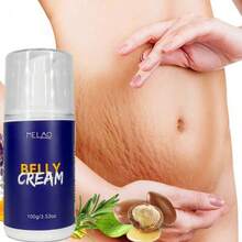 MELAO 腹部、臀部、大腿紧致保湿霜，蕴含天然油脂，100克/3.53盎司