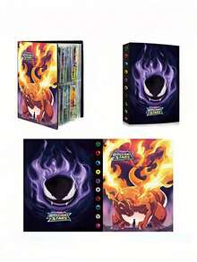 Pokemon Pikachu Card Album, Pocket Monster Pet Collector's Album Holds 200 Cards - Multicolor - View 10