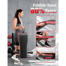 Adjustable Weight Bench Foldable 300KG Bench Press Adjustable Foldable Flat/Incline/Decline Bench Press For Home Gym - PowerRed - View 6