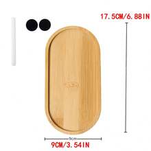 Posavasos DIY con bolígrafos y etiquetas, manteles individuales resistentes al calor para estudiantes, elegantes posavasos de bambú y madera para tazas de té - Multicolor - Ver 14