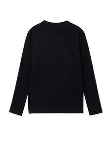 Short-Sleeved T-Shirt For Women, Summer, Round Neck, Loose Top - Black - View 6