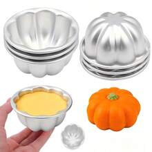 1pc/5pcs/10pcs Petal Shaped Pudding/Jelly Mold, Caramel Jelly Mold, Dessert Mold, Baking Bag Mold, Suitable For Cupcakes And Jelly Molds - Perfect For Home Baking, Ideal For Thanksgiving, Valentine's Day And Family Gatherings - Multicolor - View 1