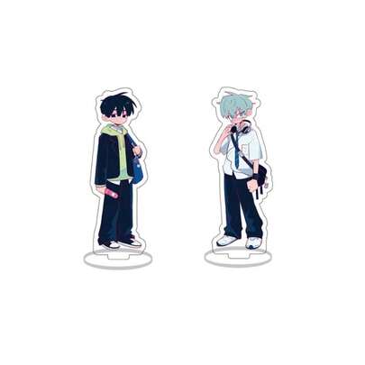 1/2个外星人动漫角色亚克力立牌，动漫迷生日礼物，色彩鲜艳的插画，精细的设计，动漫周边商品