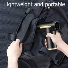 Handheld Electric Massager, Portable Massage Tool - For Back, Neck & Full Body - 6 Speed Levels - 4 Massage Heads, Rechargeable USB - 800mAh Battery, Ideal Gift, Muscle Recovery - Multicolor - View 5