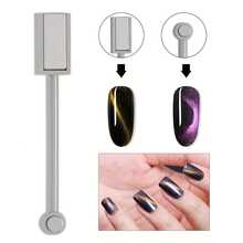 3pcs Cat-Eye Nail Tool Suitable For Nail - Durable With Precision Hole For Cat-Eye, Compatible For Nail Artists & Hobbyists - Multicolor - View 3