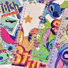 1 Stück/2 Stück/3 Stück/4 Stück/5 Stück/6 Stück Cartoon Stitch A5 Notizbuch, hochwertiges Spiralnotizbuch für Studenten, süßes Cartoon-Memo-Pad, Tagebuch-Notizbuch - Verschiedenfarbig - Übersicht 3