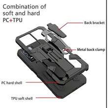 QWYJ Funda para OPPO Case Uso Rudo, con 2 Unidades Mica Negro (Reno 7 4G) - OPPO A57 y A77 - Ver 6