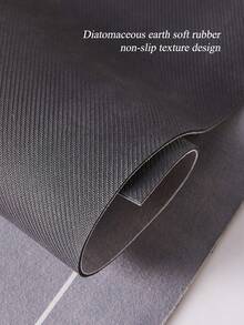 1pc Coffee Mat - Hides Stains, Highly Absorbent, Rubber Bottom, Quick Dry, Suitable For Kitchen Countertops, Coffee Bars, Dish Drying Racks, Compatible With Coffee Machines, Coffee Pots, Espresso Machines - Black - View 7