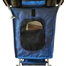 Carreola Para Mascota Perros Gatos Plegable Con Cinturón (Azul) & mascotas | perros | gatos. - Azul - Ver 4