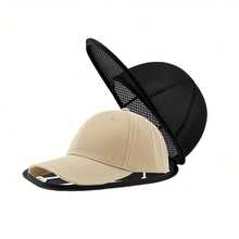Jaula de limpieza de sombreros, máquina de limpieza de sombreros con marco y bolsa de limpieza de sombreros, limpiador de gorras de béisbol, apto para adultos y niños 1/2 paquete negro, bolsa de lavandería - Negro - Ver 7