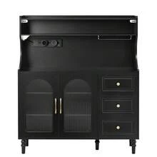 Buffets & Sideboards - Black + MDF-1 - View 6