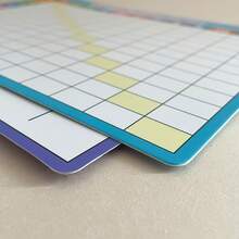 Lachilly 可重复使用的干擦白板乘除法表白板 8 英寸 x 11 英寸双面乘法表数学教具练习卡，适用于儿童、学生、教师、教室、家庭、学校、迷你膝上白板、数学学习工具、教育数学海报学习卡游戏、教学工具