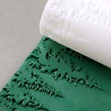 Pine Tree Texture Roller Embossing Tool | Polymer Clay And Ceramic Texture Roller, Plastic Craft Tool For Jewelry Making And Decorative Patterns - Multicolor - View 5