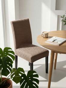 Stretch Chair Cover – Elastic, Washable, Non-Slip, Stain Resistant, Modern Design Made In Turkey - Beige - View 2