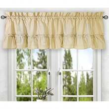 Ellis Curtain Stacey Balloon Cenefa, 56 x 30 Tiers, , 1 uds. por Paquete(71.1An x 91.4Al cm (1 Paneles) Almond) - Multicolor - Ver 3