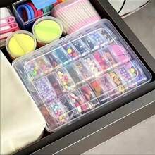 珠子收纳盒 30个装 小型透明塑料珠子收纳盒 带铰链盖 用于收纳小物件、工艺品、珠宝