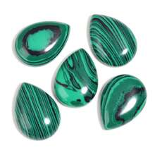 5pcs Or 10pcs/Pack Natural Water Drop Shape Cabochon Gemstones, Multi-Styles Loose Stones For Handmade DIY Jewelry Making Like Necklace, Ring, Bracelet, Vintage, Amethyst, Charoite - Multicolor - View 44