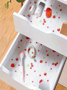 1/2/4 Rolls Waterproof & Moisture-Proof Cabinet Mats, Non-Slip Cabinet Liners, Washable Oil-Proof Cabinet Mats, Kitchen Cabinet Liners, Shelf Fridge Storage Cabinet Tabletop Mats, No-Glue Drawer Cabinet Liners, Home Accessories, Wardrobe Closet Drawer Accessories - Multicolor - View 12