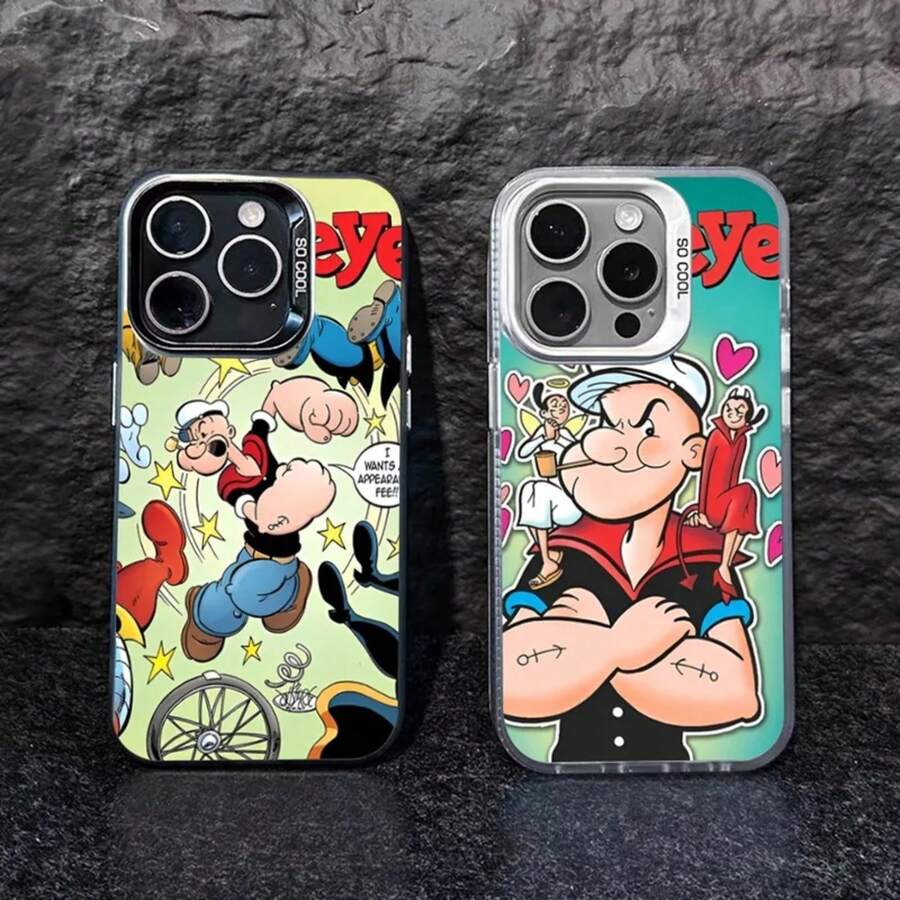 Funda de Teléfono de Dibujos Animados Lindos P- P Serie de Películas de Anime Clásica y Popular, Personaje de Anime Cómic Altamente Popular, Fans de Anime, Entusiastas de Anime Adecuado para iPhone 17/16/15/14/13/12/11/air/Pro/ProMax y  Galaxy S22/S23/S24/S25 Plus Fe Ultra, patrones divertidos e interesantes súper populares, personajes juguetones y lindos, funda de teléfono de moda clásica, funda de teléfono profesional anti-caída y anti-huellas, patrón de anime clásico y atractivo, funda de teléfono para hombres, funda de teléfono para mujeres, funda de teléfono de anime apasionada, gran opción de regalo - z10 - Ver 1