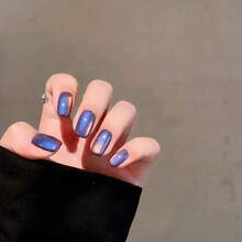 10毫升/瓶 Orion Nebula Aurora 猫眼系列凝胶指甲油，2026年新品。闪耀的金色亮片搭配精致的玻璃珠，适用于磁性猫眼美甲、紫色法式美甲、UV/LED灯美甲，也可用于脚趾甲，专业美甲沙龙使用。 - 彩色 - 查看 6