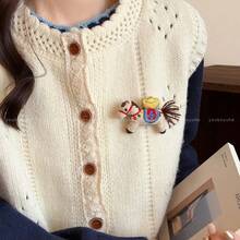 Year Of The Horse Limited Edition - Unique Fabric Horse Brooch For Women, Decorative Pin For Sweaters - Multicolor - View 3