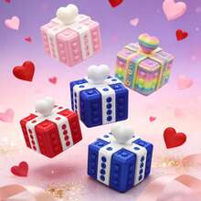 1pc 2026 New Annoying Box Surprise, Valentine's Day Gift Box, Creative Gift, Interesting Present, Birthday Gift, Easter Gift - Multicolor - View 3