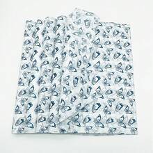 20 hojas de papel de seda con mariposas azules de 13.78x19.68 pulgadas - Perfecto para envolver regalos, bodas, cumpleaños, baby showers y manualidades DIY - Azul Marino - Ver 9
