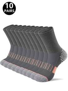 5/10/20 Pairs Men/Women Sports Socks, Comfortable & Durable, Anti-Slip Design, Suitable For Daily Fitness, Running, Tennis, Basketball, Climbing, All Seasons