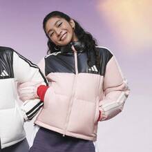 Adidas PUFFY DOWN Loose Casual 600 Fill Power Down Jacket, Women - Baby Pink - View 1