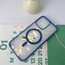 The Minimalist Design Featuring Bees And Daisies Highlights Apple's Premium Feel And Provides A Premium Touch Experience. It Won't Yellow, Has Magnetic Closure, And Is Compatible With  17, 16, 15, 14, 13, 12, 11 Plus, 17 Pro, 17 Pro Max, 17 Air, And The  17 Series.