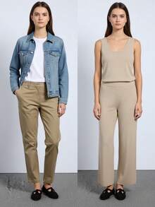Zapatos tipo Mary Jane estilo japonés para mujer, mocasines planos de punta cuadrada y fácil de poner, versátiles para primavera y otoño - Negro - Ver 3
