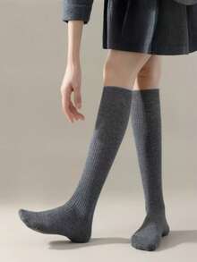 1/2 Đôi tất cao đến bắp chân phong cách Y2K cổ điển dành cho nữ, đa năng và tôn dáng, tất cao đến đầu gối JK, tất đen kiểu Gothic Harajuku, phong cách đường phố thời trang, nhẹ và thoáng khí cho mùa xuân, hè, thu, phong cách học đường. - Nhiều màu - Xem 10