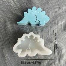 Neue Cartoon Tier (Dinosaurier, Giraffe, Frosch, Elefant, Eule) Silikon Formen, DIY Kerzenformen, weiche Ton Aroma Stein Kerzenformen - Verschiedenfarbig - Übersicht 16