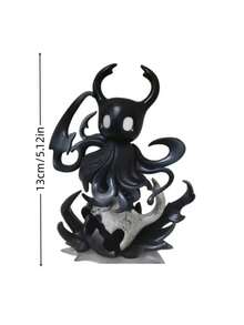 1件空洞骑士 - 深渊手办收藏装饰玩具，适合汽车/桌面/家居装饰，采用PVC材质，可用作雕像摆件或粉丝礼物/收藏品，也适用于电脑机箱/花园/蛋糕装饰。 - 黑與白 - 查看 3