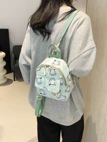 Mochila Sanrio Kuromi e Hello Kitty - Adequada para estudantes do ensino fundamental, médio, high school e faculdade, mochila infantil espaçosa, ideal para escola, viagens e uso diário. Design de desenho animado fofo, detalhes requintados, material durável, alças de ombro reforçadas, design de múltiplos bolsos, pode armazenar livros, artigos de papelaria e itens essenciais, confortável para carregar por muito tempo, um presente ideal para fãs de todas as idades da Sanrio. - Multicolorido - Visão 8