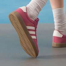 adidas VL COURT 3.0 時尚簡約百搭純色基礎休閒 低筒 板鞋 女款 粉紅色 - 岩層粉 - 查看 4