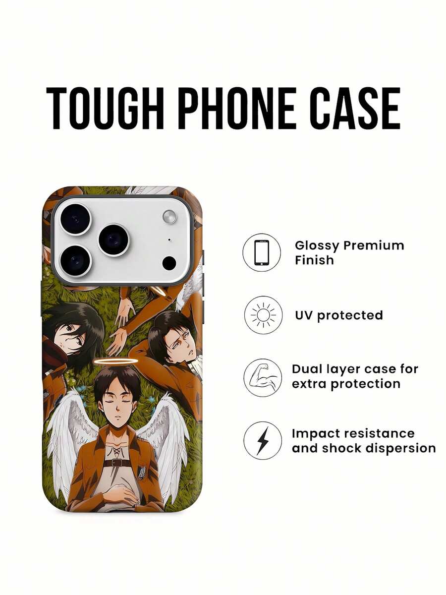 Ángeles de Anime Descansando Juntos para Siempre. Esta elegante funda es compatible con los modelos 16, 15, 14 Pro Max, 13, 12, 11, XR y XS Plus. Fabricada en silicona TPU, ofrece protección contra golpes y caídas, además de una sensación superior. Es un regalo ideal para familiares, amigos y seres queridos, y una opción perfecta para Navidad.fundas para ,accesorios para celular,fundas para celular,funda 13,fundas ,fundas para 13,funda 16,funda 17 pro max, 17 pro max,funda 15,funda 17,funda ,fundas para 16,fundas 15,funda 14,fundas 17 pro max,protector para ,fundas 11,fundas 12,funda 17 pro,fundas 13,,case 17 pro max,fundas para 11,fundas para 12,Ataque a los Titanes - Blanco - Ver 1