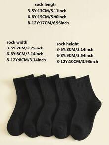 6 đôi tất cổ ngắn cho trẻ em trai và gái - Nhiều màu - Xem 7