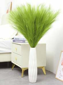 1/15 قطعة - سنابل القصب الاصطناعية ديكور بوهيمي، أعشاب بامباس اصطناعية طويلة وفاخرة، مناسبة لحشو المزهريات، ديكور المنزل الريفي والمطبخ والبوهيمي، ديكور الغرف، ديكور حفلات الزفاف، عيد الحب، هدية عيد الميلاد، مناسبة لترتيب الزهور في الربيع والخريف وال-DIY، كما يمكن استخدامها في الحمام والغرفة والديكور على المنضدة وإكسسوارات الزفاف.