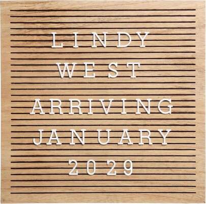 Pearhead Wooden Letterboard Set - Ideal Photo Sharing Prop For Baby Announcements, Milestone Keepsake, Custom Message Board And Shower Gift - Includes 188 Letters, Numbers, And Symbols - Light Wood