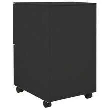 vidaXL Classeur mobile Anthracite 39x45x67 cm Acier - Gris - Voir 4