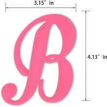 Letter Charms, Decorative Alphabet Bog Bag Accessories Letter Insert Charm Compatible With Bogg Models Rubber Beach Tote - 粉紅B - 查看 7