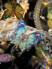 20pcs Butterfly Pattern Stickers, Multipurpose Decorative Stickers, Suitable For Hand Decoration And Back To School Decoration Scrapbook Supplies Scrapbook Stationery - Multicolor - View 3