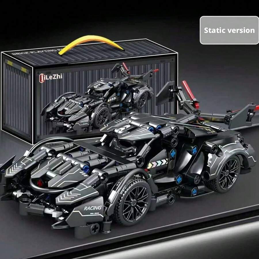 1 bộ đồ chơi lắp ráp xe đua Cyberpunk 911 bầu trời sao 800+ mảnh mới năm 2026, mô hình xe đua phong cách Cyberpunk, giúp phát triển kỹ năng thực hành, mô hình lắp ráp sáng tạo, đang chờ bạn lắp ráp, đồ trang trí sưu tầm - Lý tưởng cho tương tác, tình bạn, gia đình, bán chạy, bùng nổ, quà tặng cho bạn trai/bạn gái, quà sinh nhật, quà Valentine, đồ dùng đám cưới, quà năm mới, món quà hoàn hảo, quà tặng, quà tặng cho bé trai, quà sinh nhật cho bé trai. - Nhiều màu - Xem 1