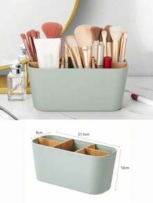 1 حامل فرشاة أسنان متعدد الوظائف من البامبو، رف تخزين مستقل ب- 5 فتحات لسطح الحمام، ديكور منزلي أنيق ومتين، لوازم حمام عصرية، تخزين حمام، هدية رمضان - متعدد الألوان - مشاهدة 13