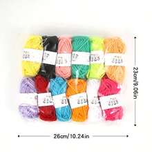 12pcs Acrylic Yarn Set, Sweater Yarn, Scarf Yarn, Medium Thick Yarn, DIY Knitting & Crochet Materials Bag, For Handmade Knitting, Hats, Scarves, Coats - Multicolor - View 3