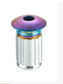 1个自行车车把堵头，铝合金材质，适用于山地车直把和公路车弯把。 - 彩色 - 查看 9