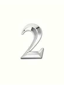 1pc 2.8 Inch/7cm 3D Floating Self-Adhesive House Number, 0-9 Plastic Number Letter Sticker, Rust-Proof Door Plate Street Address Number Sign For Hotel Room, Office, Apartment - Multicolor - View 10