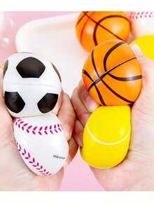 10个/20个装小礼品篮球运动球，小泡泡球，缓解压力、放松身心、消除焦虑，适合作为课堂奖励、派对礼物 - 彩色 - 查看 5
