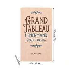 36-Card Lenormand Tarot Deck - French Oracle Cards With 36 Unique Meanings, Divination For Love, Career, Telling & Life Guidance, - For Beginners & Experts, Telling Cards Suitable For S & 14+ (Gift) - Apricot - View 3